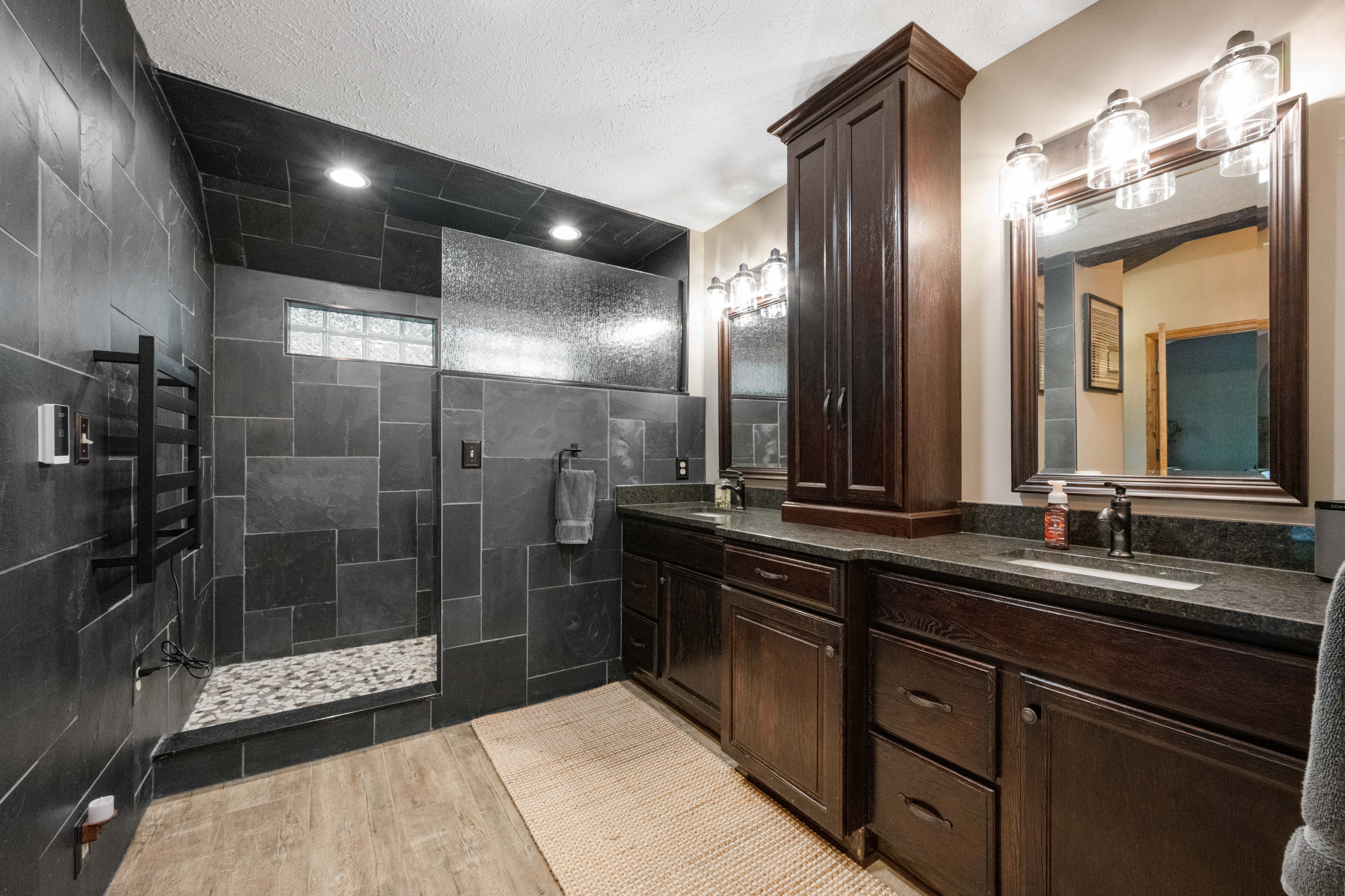 The Randolph Retreat — custom primary bathroom remodel in Randolph, Ohio